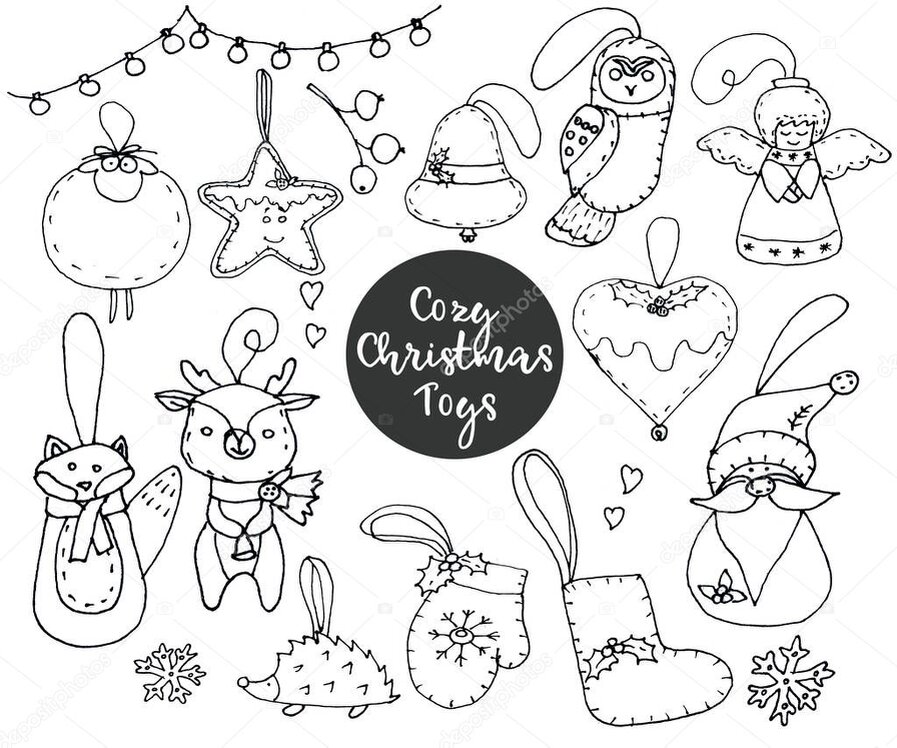 Cozy home-themed coloring pages with candles and a blanket nearby
